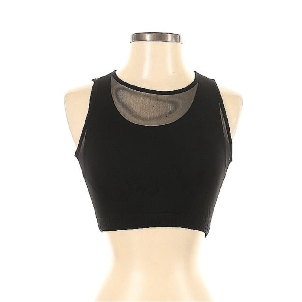 For Love & Lemons Black Crop Top